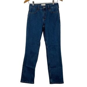 Abercrombie Kids High Rise Straight Leg Denim‎ Jeans Girls Size 15/16
